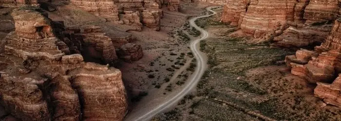 Пешая часть по каньону для туристов около 3 км
